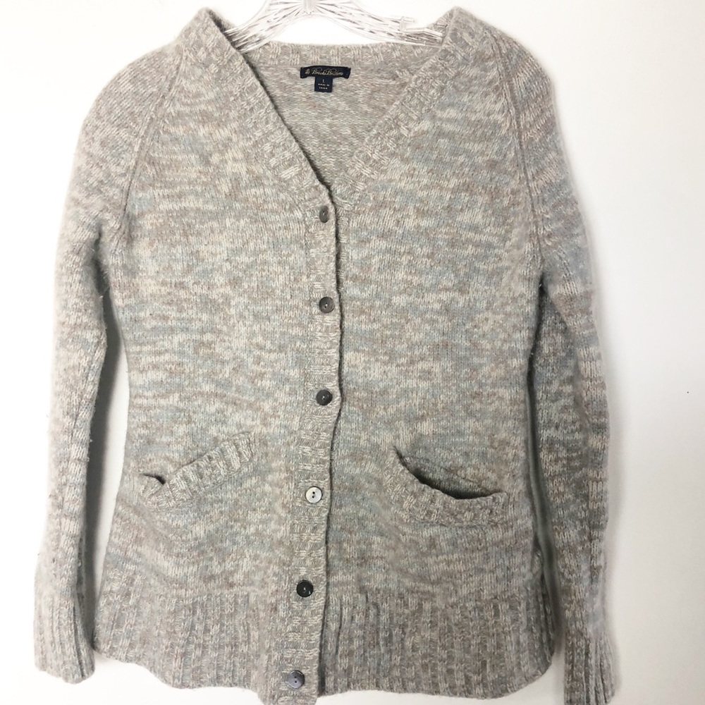 Brooks Brothers  grey wool Sweater size large
